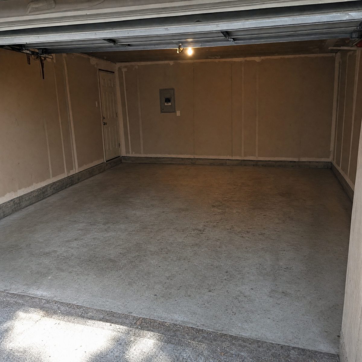 Garage nachher – besenrein